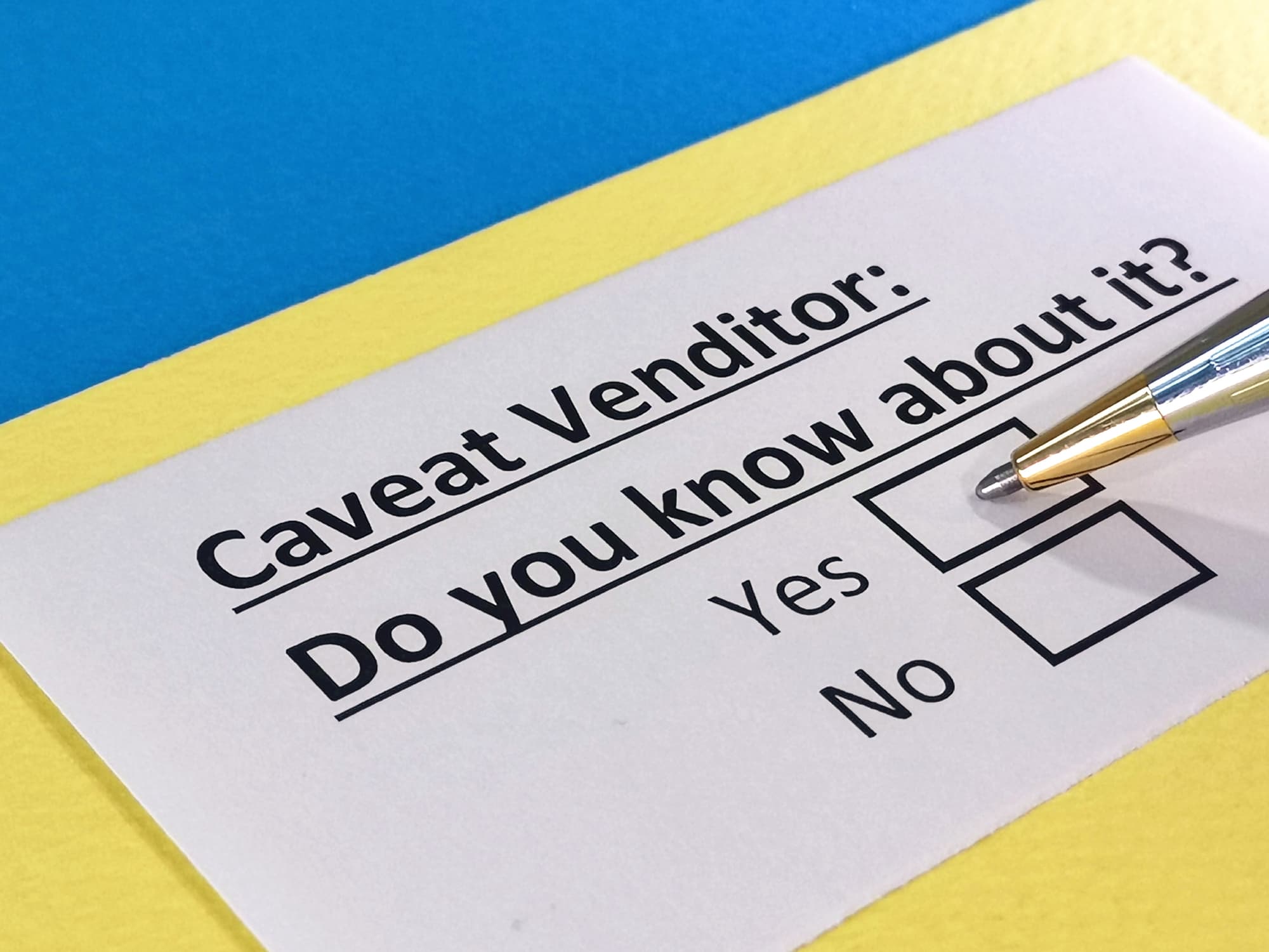 Caveat Venditor