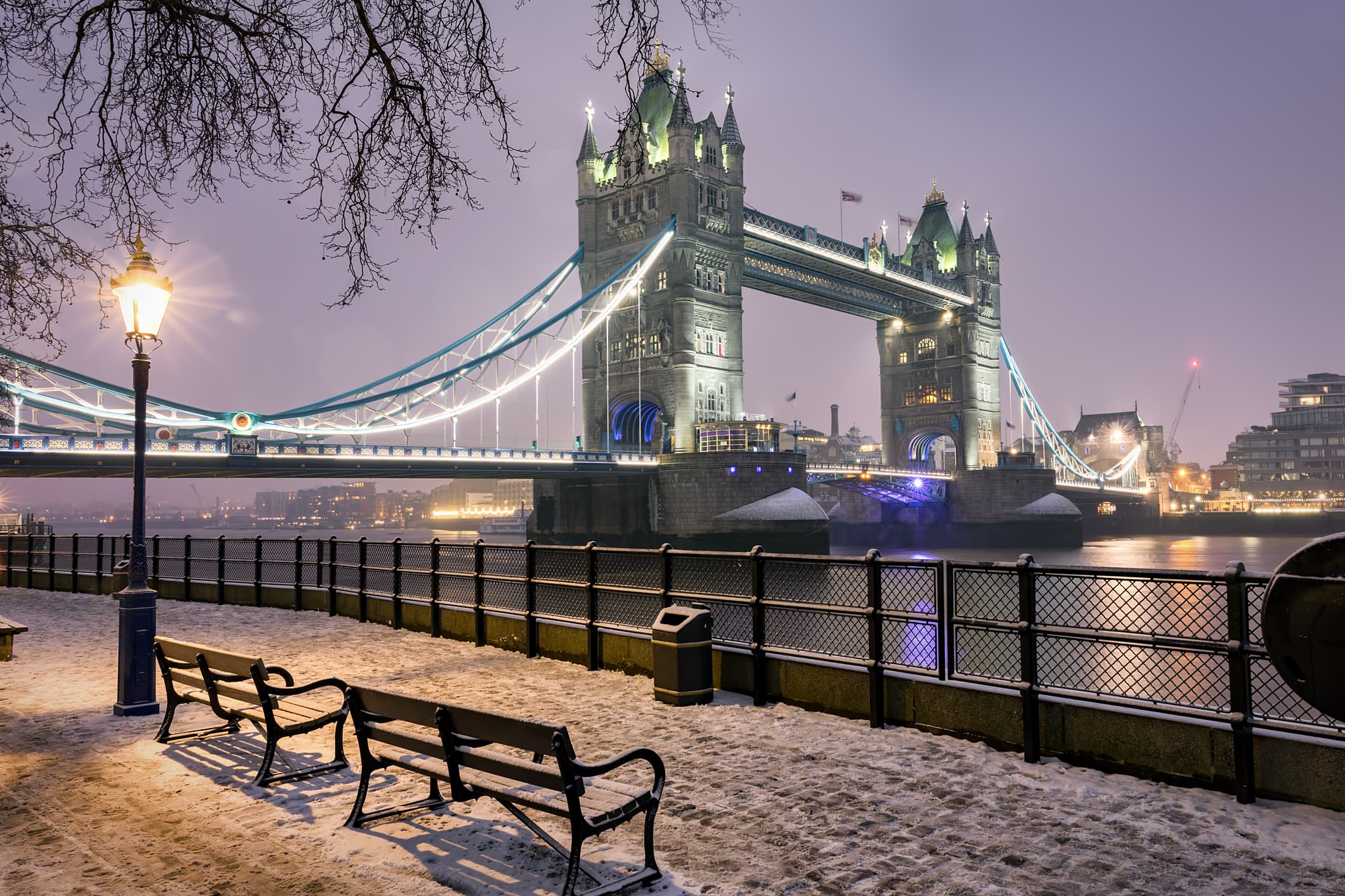 Tower Bridge Snow